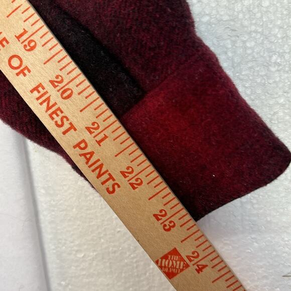 Smartwool Merino Wool Shacket Jacket Red Black Plaid Anchor Line Women’s Size XS - Picture 6 of 11